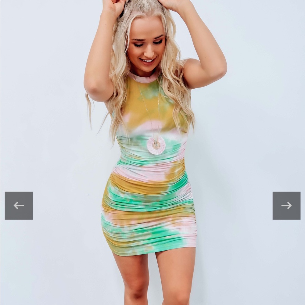 Blended colors dress